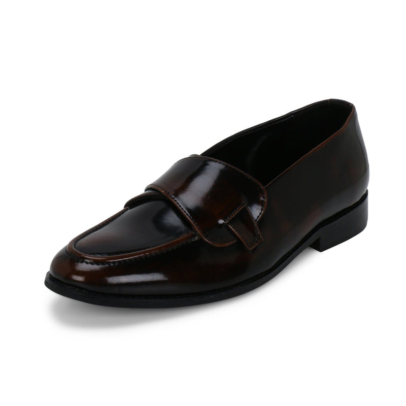 Columbus Black Tan Brush Off Butterfly Loafer - THE BRAT ARMY
