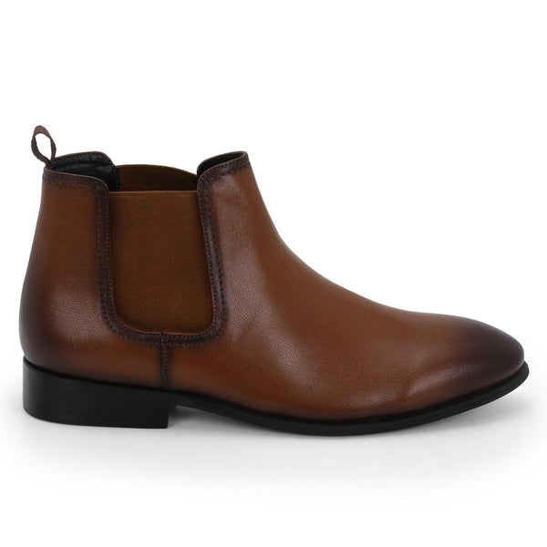 Alpha Tan Chelsea Boots - THE BRAT ARMY