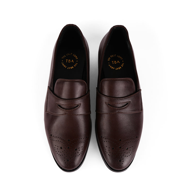 The Brat Army Basel Brogues Brown Loafers