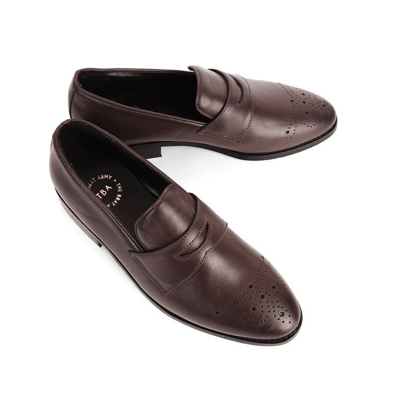 The Brat Army Basel Brogues Brown Loafers
