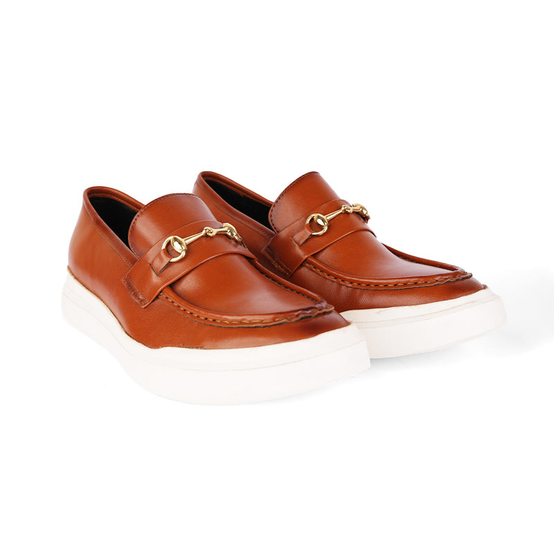 The Brat Army Pecs Classic Penny Buck Tan Sneakers