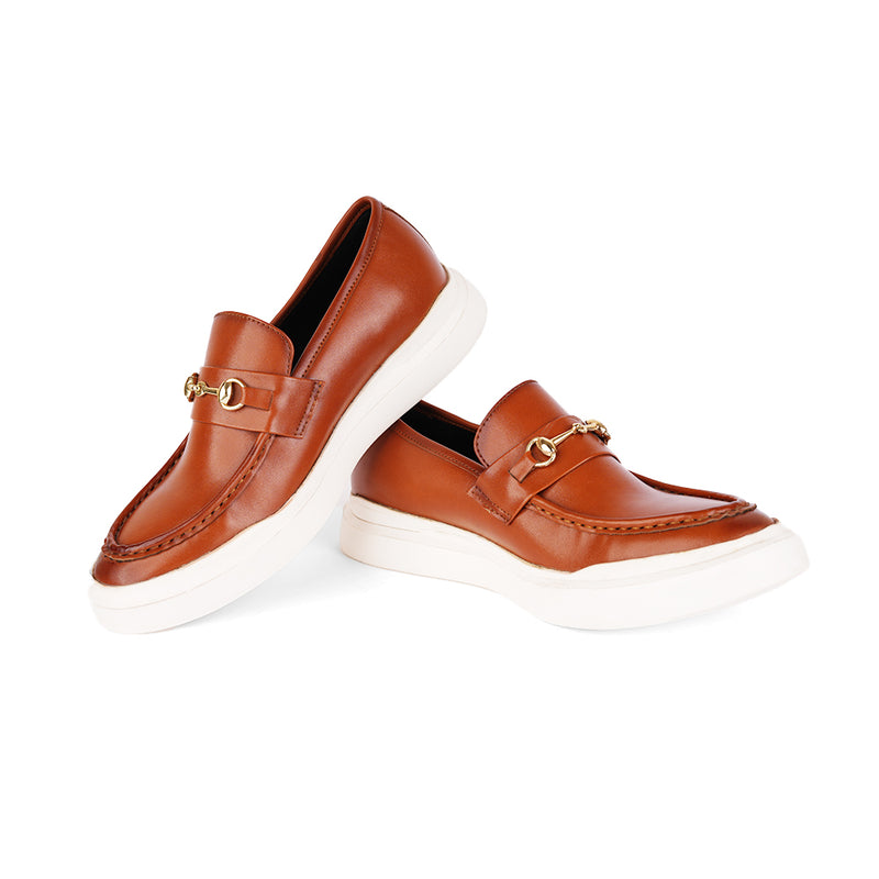 The Brat Army Pecs Classic Penny Buck Tan Sneakers
