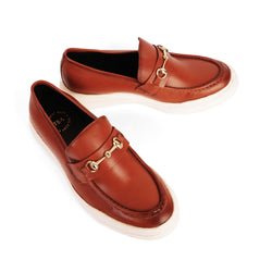 The Brat Army Pecs Classic Penny Buck Tan Sneakers