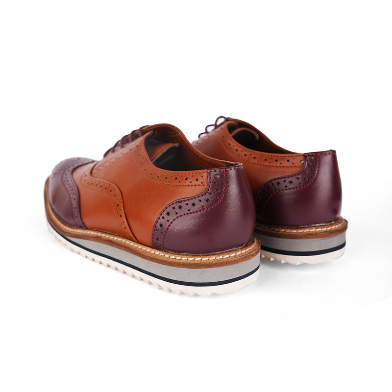 The Brat Army Signature Tan Brogues -Bold Dressers