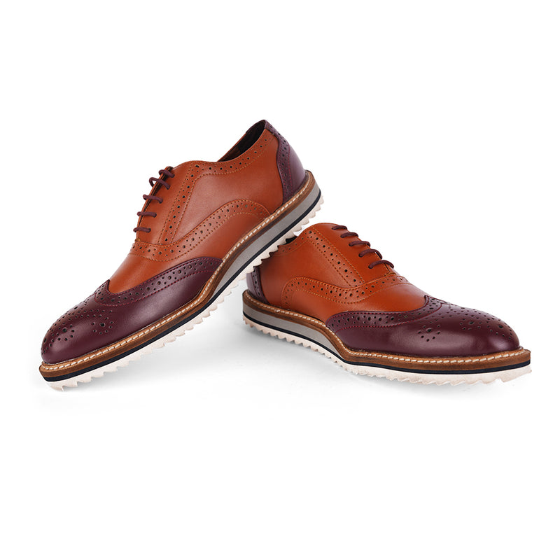 The Brat Army Signature Tan Brogues -Bold Dressers