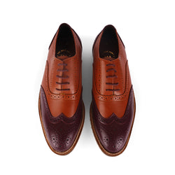 The Brat Army Signature Tan Brogues -Bold Dressers
