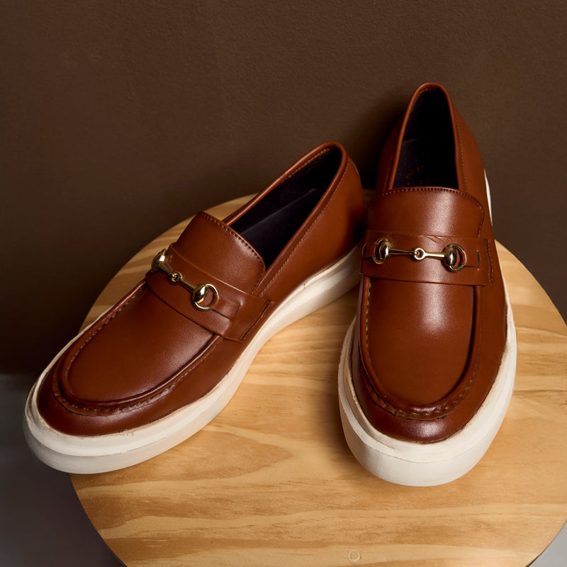 The Brat Army Pecs Classic Penny Buck Tan Sneakers