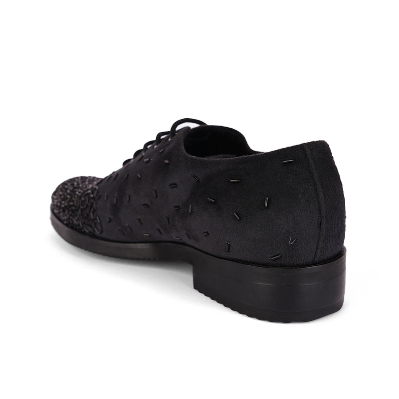 The Brat Army Signature Black Men's Lace-Up Shoe – Crafted for Style and Confidence
