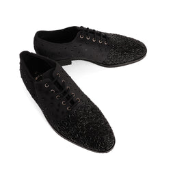 The Brat Army Signature Black Men's Lace-Up Shoe – Crafted for Style and Confidence