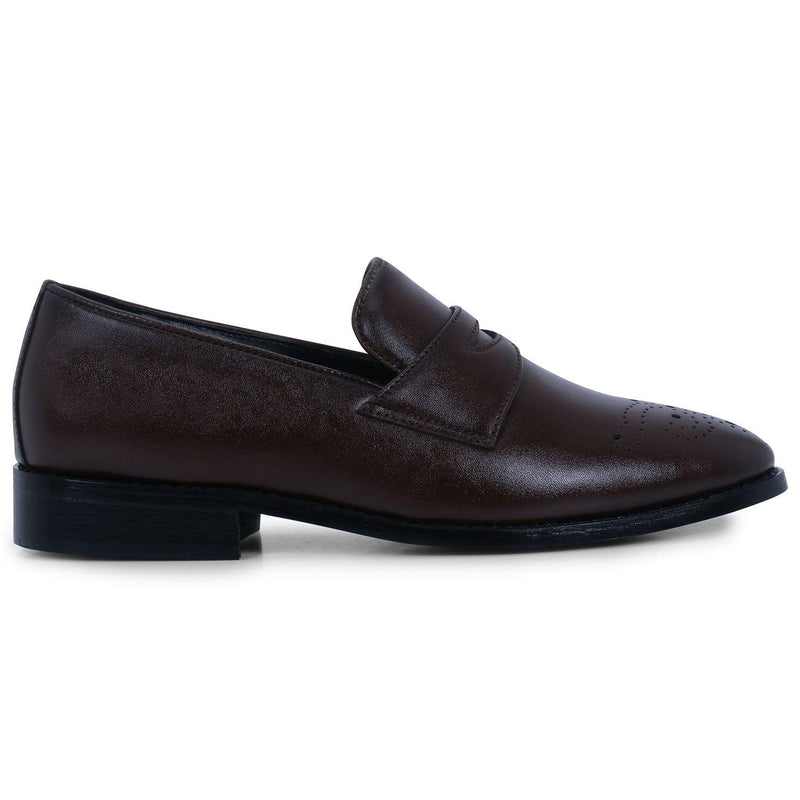 Basel Brogues Brown Loafers - THE BRAT ARMY