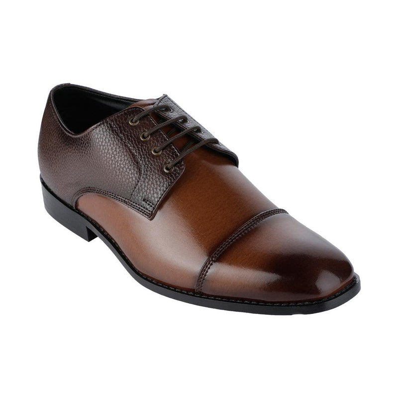 Bergholt Brown Cap-Toe Derby - THE BRAT ARMY