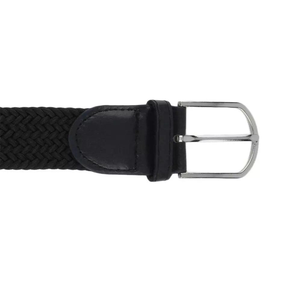 Black Stretchable Woven Belt