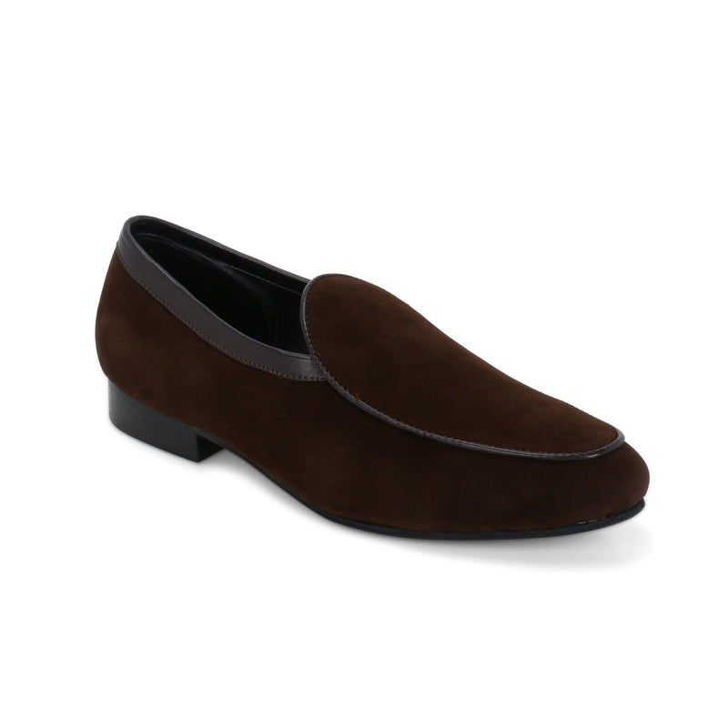 Boston Brown Suede Classic Loafer - THE BRAT ARMY