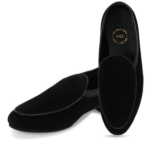 BOSTON BLACK SUEDE CLASSIC LOAFER