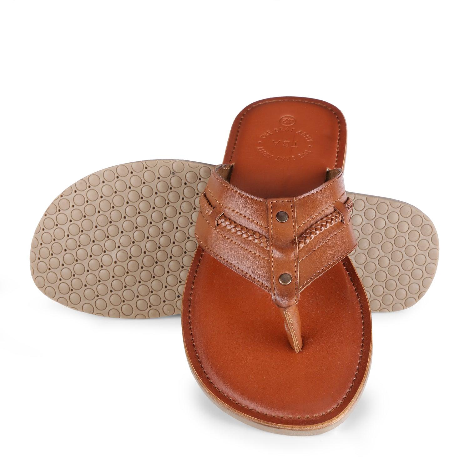 Highland Tan Vegan Sandals For Men