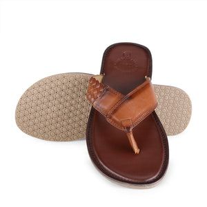 Newport Tan/Brown Vegan Sandals For Men
