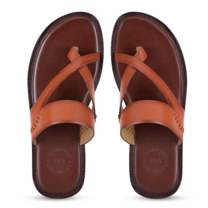 Arizona Tan/Brown Vegan Sandals For Men
