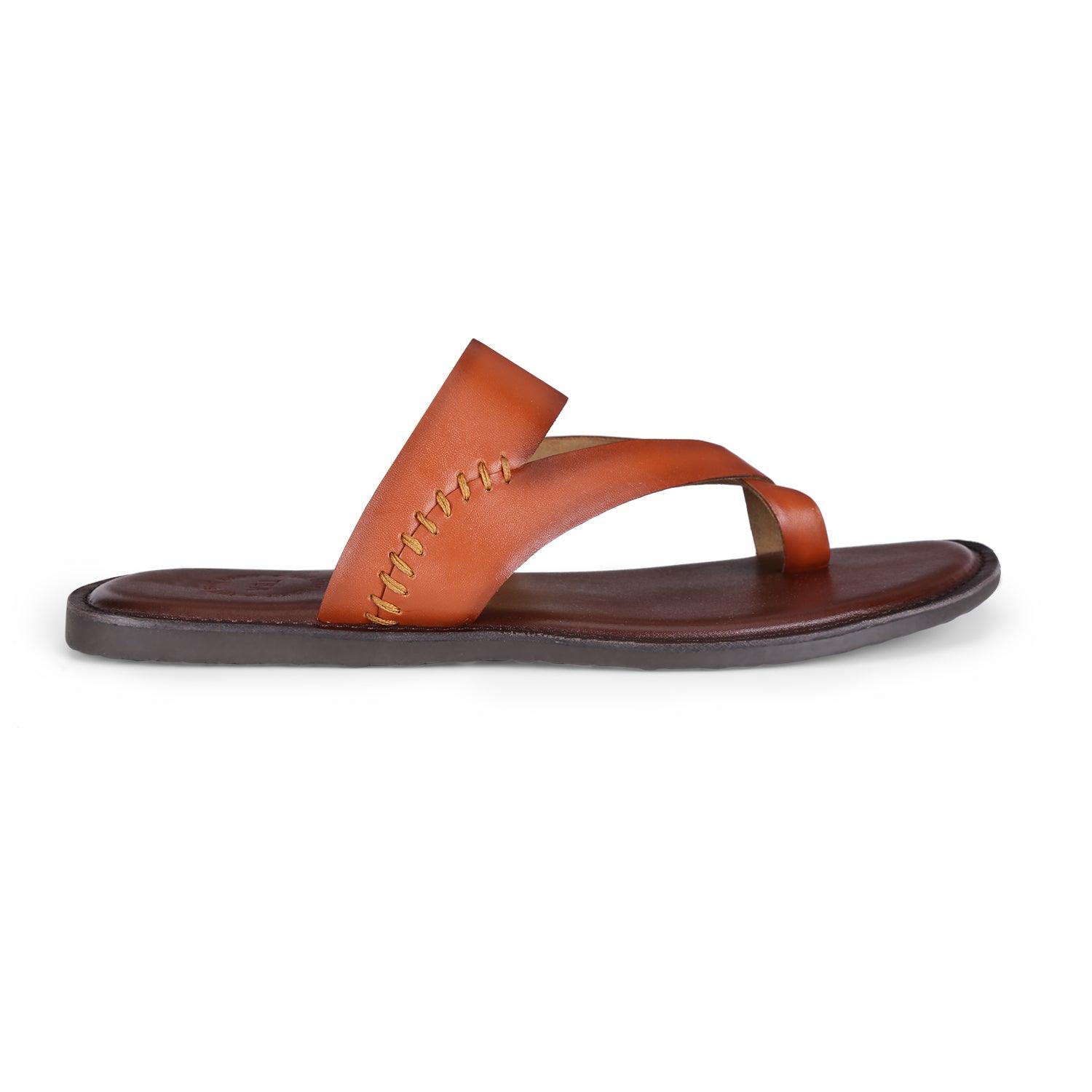 Arizona Tan/Brown Vegan Sandals For Men
