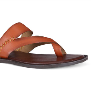 Arizona Tan/Brown Vegan Sandals For Men