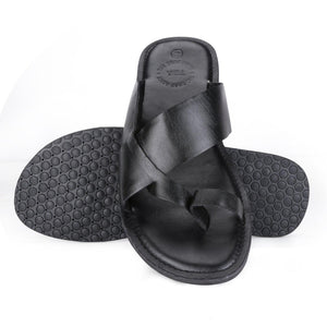 Clifton Black Vegan Sandals For Men