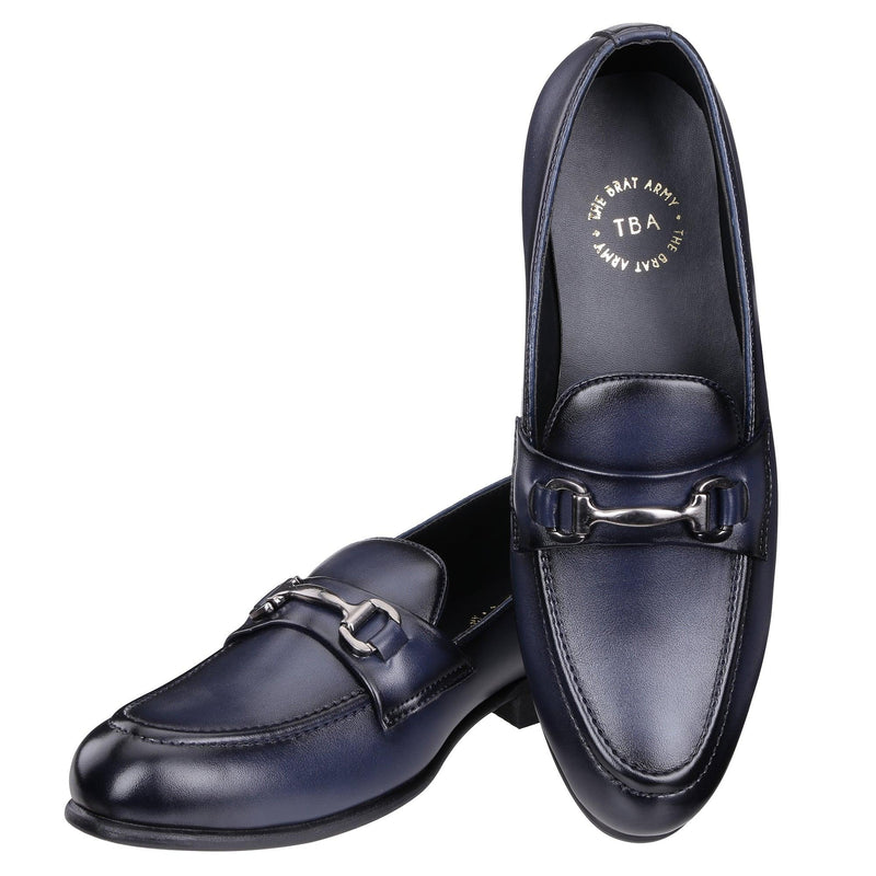 The Brat Army St.James Blue Buckle Loafers THE BRAT ARMY The Brat Army St.James Blue Buckle Loafers THE BRAT ARMY