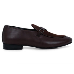 Anchor Brown Buckle Loafers. - THE BRAT ARMY