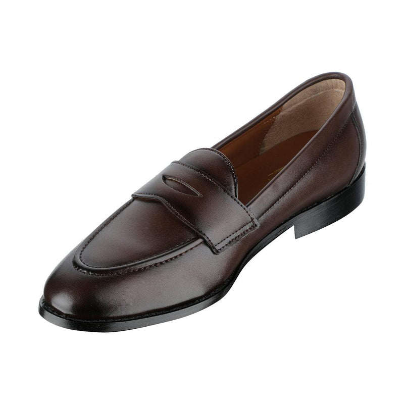 Siena Timeless Brown Classic Penny Loafers - THE BRAT ARMY