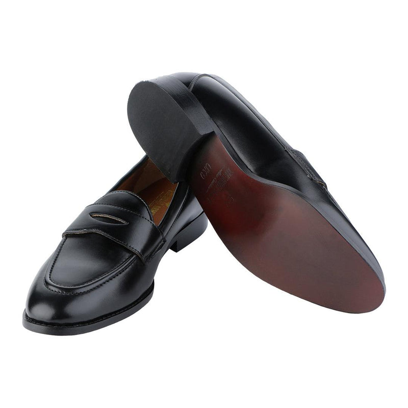 Siena Timeless Black Classic Penny Loafers - THE BRAT ARMY